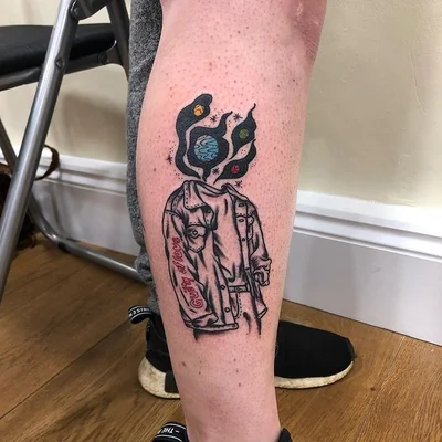 Amber Rainbow tattoo 011