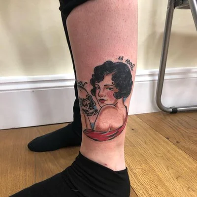 Amber Rainbow tattoo 014