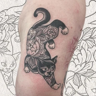 Amber Rainbow tattoo 015