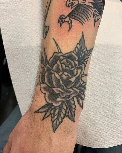 Amber Rainbow tattoo 016