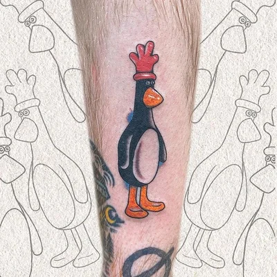 Amber Rainbow tattoo 019