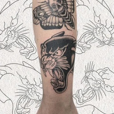 Amber Rainbow tattoo 020