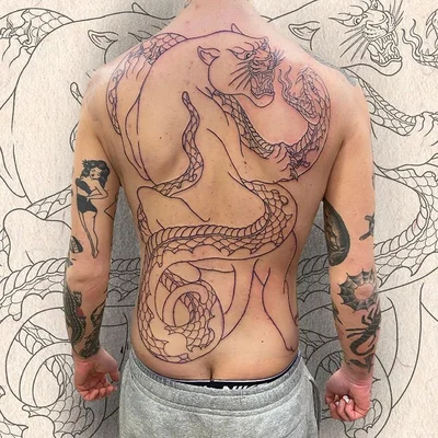 Amber Rainbow tattoo 021