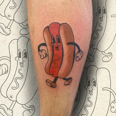 Amber Rainbow tattoo 024