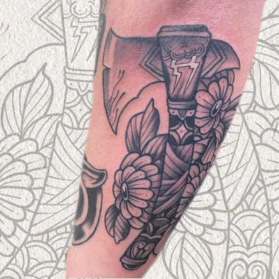 Amber Rainbow tattoo 028