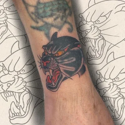 Amber Rainbow tattoo 035