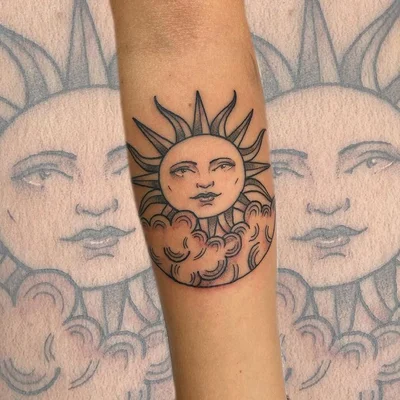 Amber Rainbow tattoo 039
