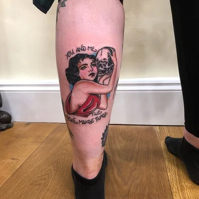 Amber Rainbow tattoo 046