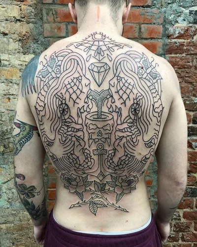 Viktor Satanovskii tattoo 022