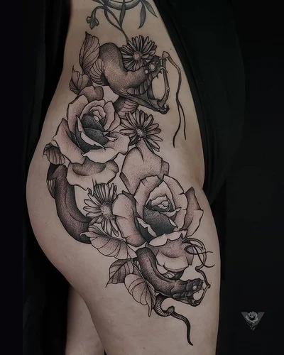 Victoria Affliction tattoo 023