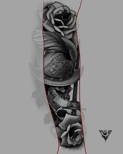 Victoria Affliction tattoo 024