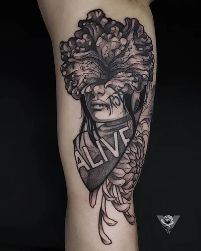 Victoria Affliction tattoo 031