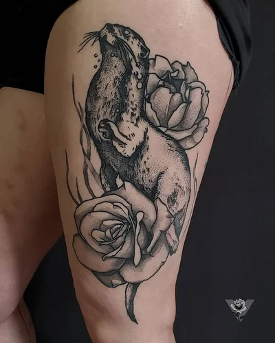 Victoria Affliction tattoo 033