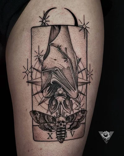 Victoria Affliction tattoo 041