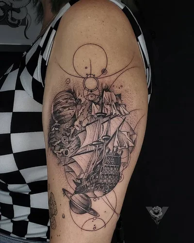 Victoria Affliction tattoo 050