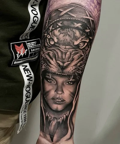 Virgen Santa Tattoo tattoo 028