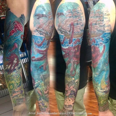 Von Zombie tattoo 040