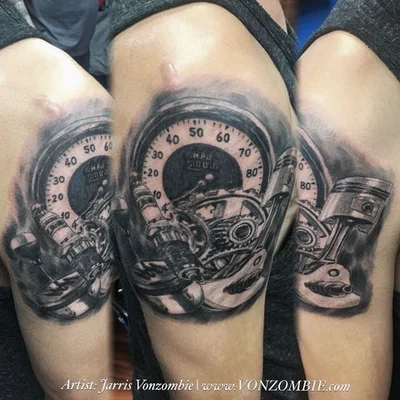 Von Zombie tattoo 050