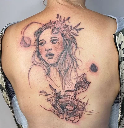 Von Pferden und Fischen tattoo 034
