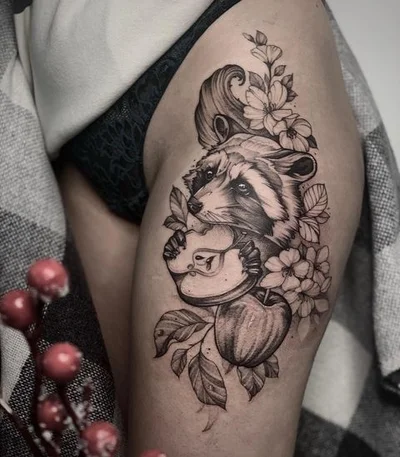 Vlada Vysotskaya tattoo 012