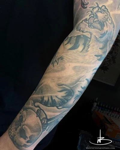 Wade Barry tattoo 009