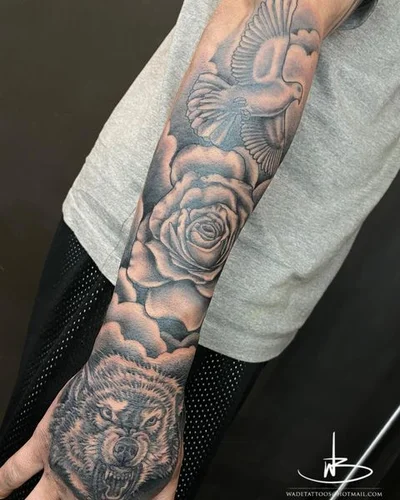 Wade Barry tattoo 022
