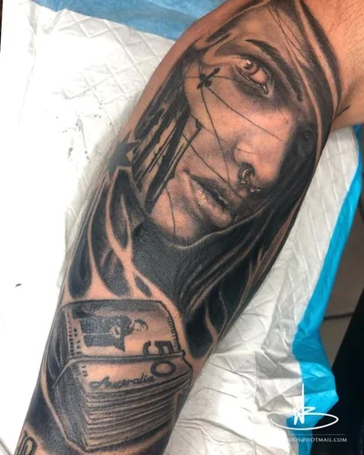 Wade Barry tattoo 035