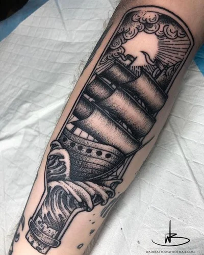 Wade Barry tattoo 043