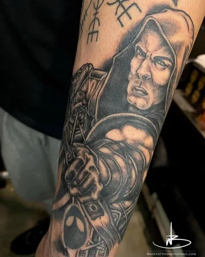 Wade Barry tattoo 049