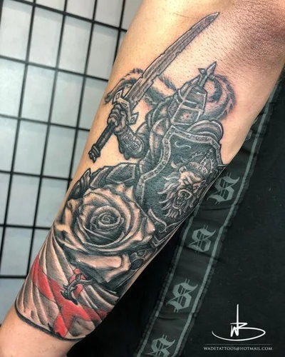 Wade Barry tattoo 050