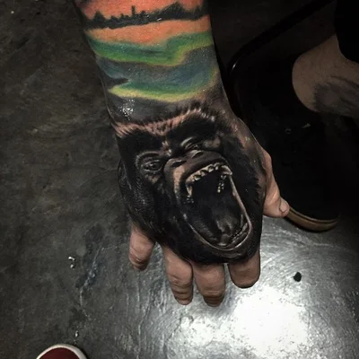 White Raven tattoo 016