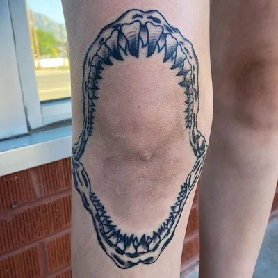 White Raven tattoo 019