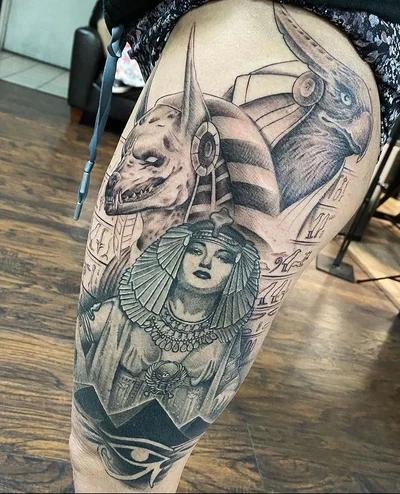 White Raven tattoo 020