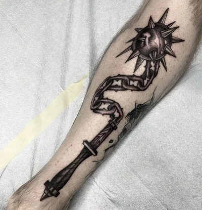 White Raven tattoo 024