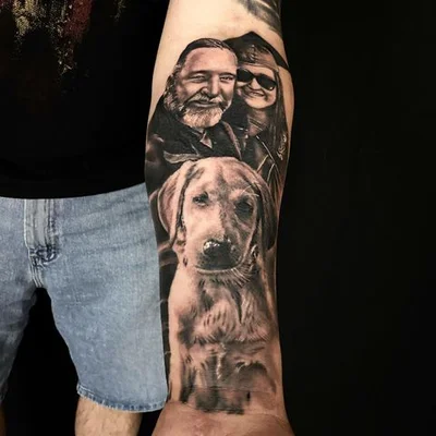 White Raven tattoo 025