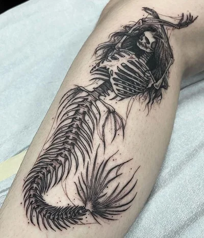 White Raven tattoo 028