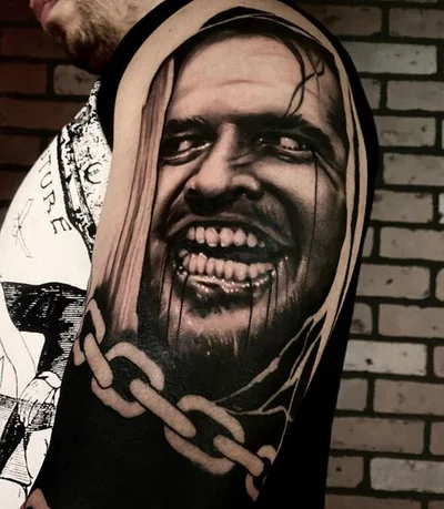 White Raven tattoo 031