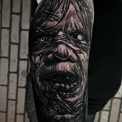 White Raven tattoo 033