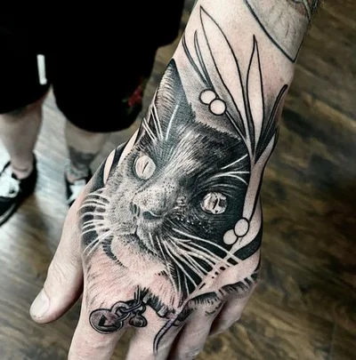 White Raven tattoo 035