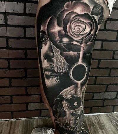 White Raven tattoo 038