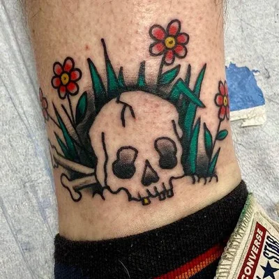 White Raven tattoo 040