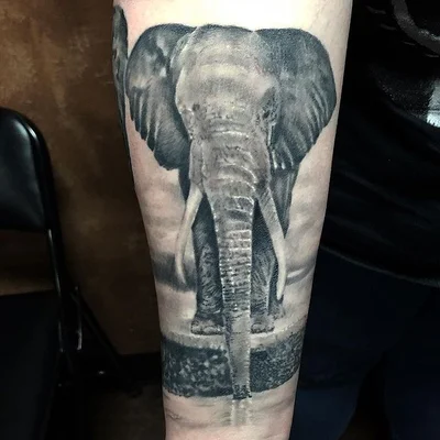 White Raven tattoo 042