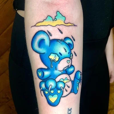 White Raven tattoo 044