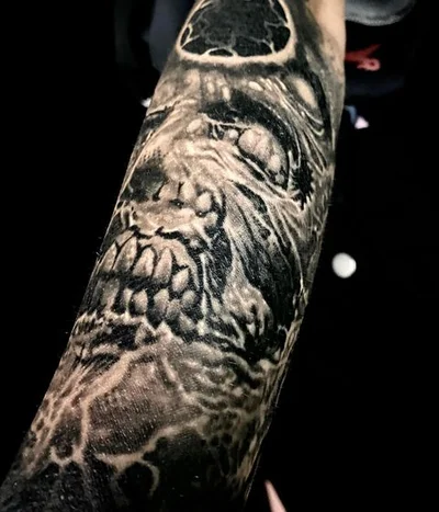 White Raven tattoo 047