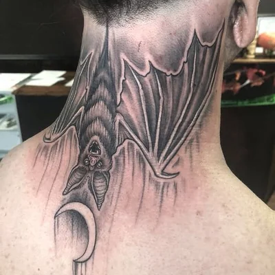 White Raven tattoo 050