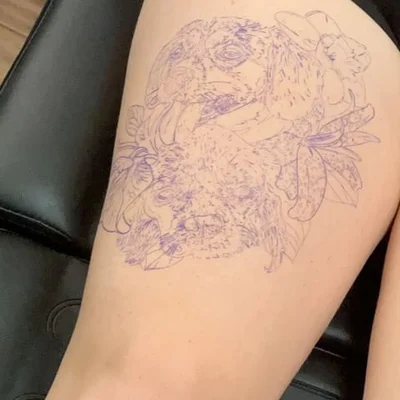 Winter Halo tattoo 024
