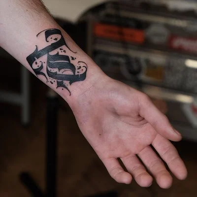 Calligraphy Wizard tattoo 010