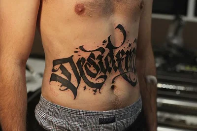 Calligraphy Wizard tattoo 011