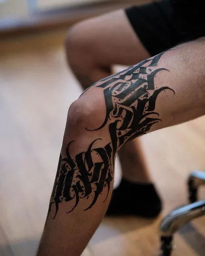 Calligraphy Wizard tattoo 012