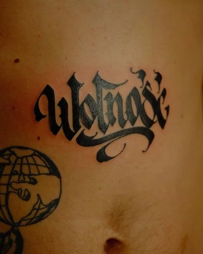 Calligraphy Wizard tattoo 014